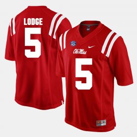 #5 DaMarkus Lodge Alumni Football Game Ole Miss Men Red Jersey 139288-129