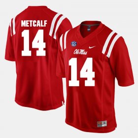 #14 D.K. Metcalf Alumni Football Game Ole Miss Men's Red Jersey 229683-408