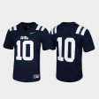 #10 Untouchable Ole Miss Game Mens Navy Jersey 371116-726