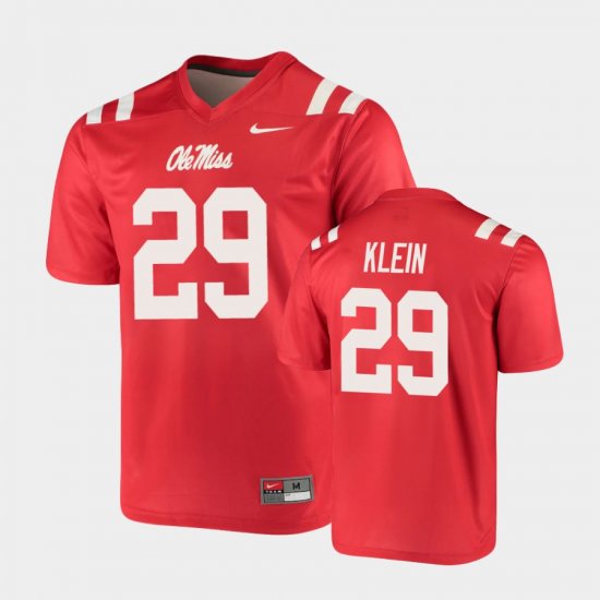 #29 Campbell Klein Legend Ole Miss Football Men\'s Red Jersey 260724-735