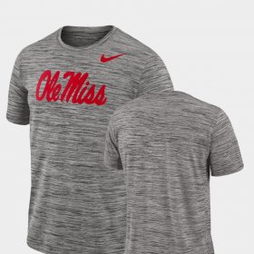 2018 Player Travel Legend Ole Miss Performance Men's Charcoal T-Shirt 468226-655