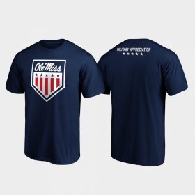 OHT Military Appreciation Ole Miss Military Appreciation Men Navy T-Shirt 461183-264 OHT Military Appreciation Ole Miss Military Appreciation Men Navy T-Shirt 461183-264