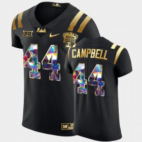 #44 Chance Campbell College Football Ole Miss Rebels 2022 Sugar Bowl Golden Diamond Edition Mens Black Jersey 136892-889