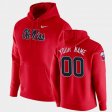 #00 Custom Rebels Club Fleece Pullover Mens Red Hoodie 352469-343