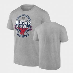 College Football University of Mississippi 2022 Sugar Bowl Whistle Men's Gray T-Shirt 473966-900