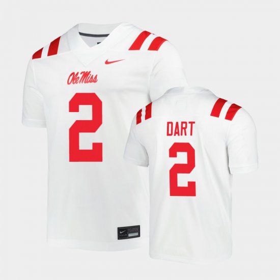 #2 Jaxson Dart Untouchable Ole Miss Men White Jersey 916738-477