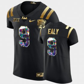 #9 Jerrion Ealy College Football Ole Miss 2022 Sugar Bowl Golden Diamond Edition Men's Black Jersey 777460-794