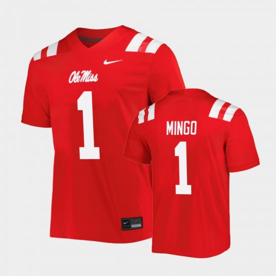 #1 Jonathan Mingo Untouchable University of Mississippi Mens Red Jersey 707984-974