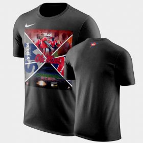 Limited Edition Ole Miss Rebels Team Men Black T-Shirt 860015-510