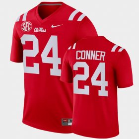 #24 Snoop Conner College Football Rebels Legend Mens Red Jersey 428726-946