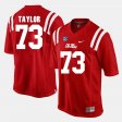 #73 Rod Taylor Alumni Football Game Ole Miss Men's Red Jersey 193003-767