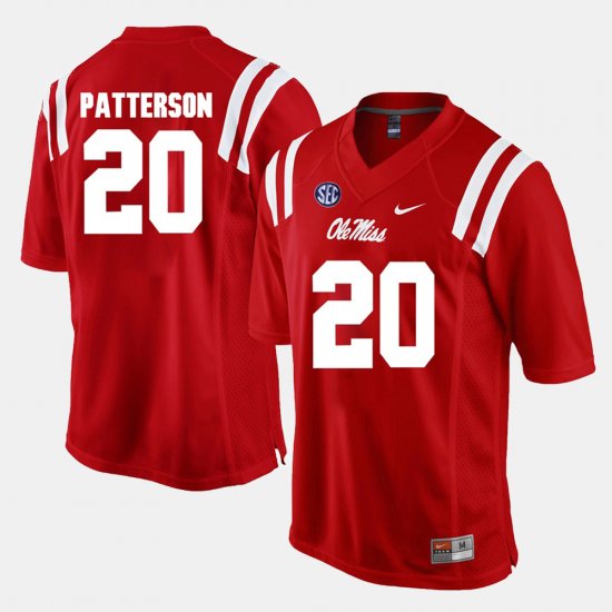 #20 Shea Patterson Alumni Football Game Ole Miss Men Red Jersey 433561-150