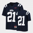 #21 College Football Ole Miss Untouchable Youth Navy Jersey 660271-537