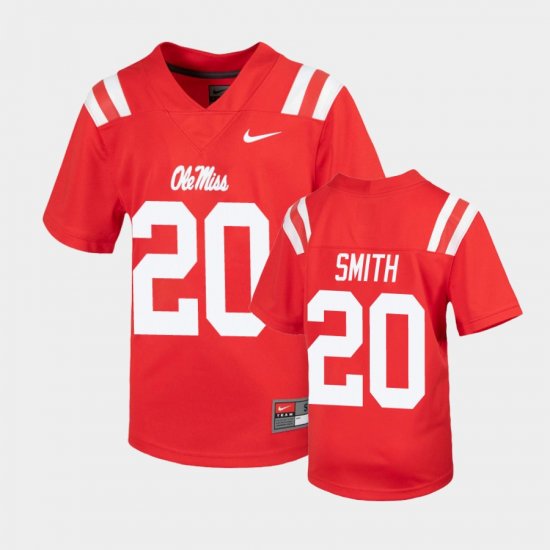 #20 Keidron Smith Untouchable Ole Miss Football Youth Red Jersey 434915-630